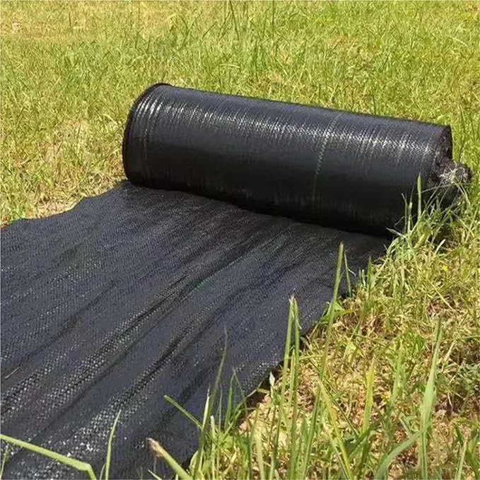 Weed Barrier Fabric Weed Membrane Garden Landscape Fabric Anti Grass Cloth Strong Breathable Plastic Mulch Thicker Ground Cover for Gardening(250cmX1000cm)