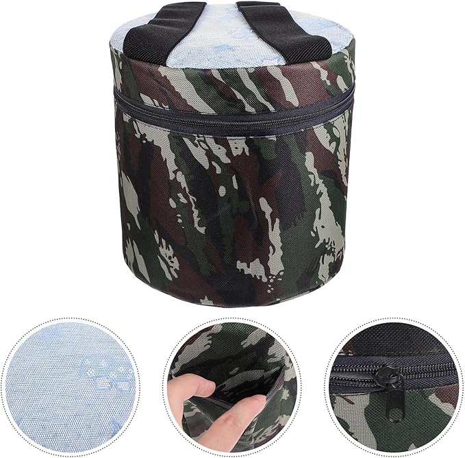 DOITOOL Portable Outdoor Gardening Foam Stool with Tool Pocket 25cm High Lightweight Field Work Seat for Seniors and Adults Multipurpose Wearable Camping and Weeding Chair Random Style
