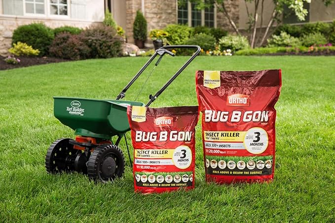 Ortho Bug B Gon Insect Killer for Lawns3. - Kills Ants Fleas Ticks Chinch Bugs Mole Crickets and Cutworms - Use on Lawns Ornamentals and Home Perimeter 20 LB