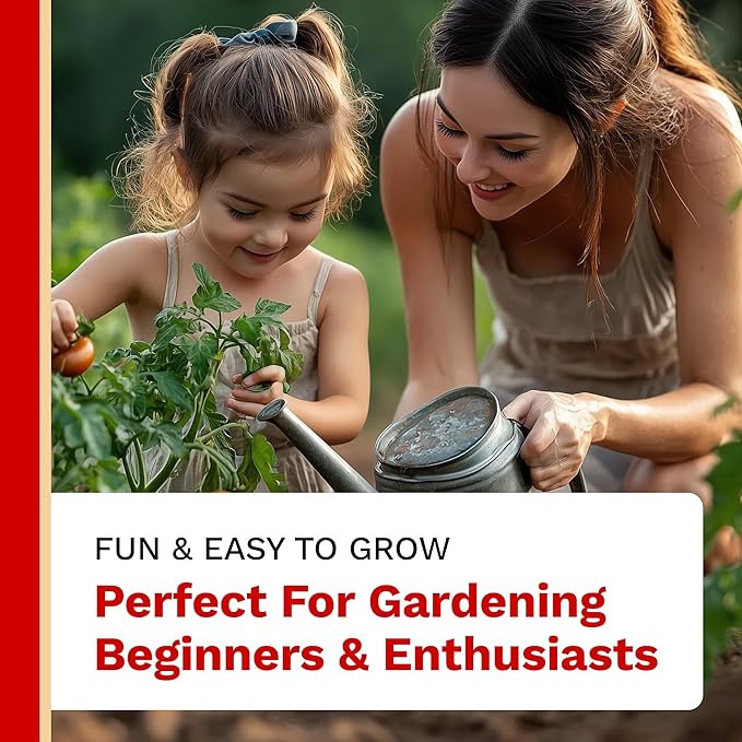 The Harvest Company Organic Pizza Garden Seed Collection – USDA &amp CCOF Certified Organic Non-GMO Open-Pollinated Seeds for Indoor &amp Outdoor Gardening 195 Seeds Total