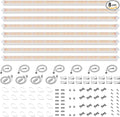 Spider Farmer 3FT LED Grow Lights for Indoor PlantsLight Strips for ShelvesFull Spectrum IP65 Waterproof Supplemental Light Bars for Grow Tent Indoor Greenhouse Plant Seedling Veg Flower8-Pack