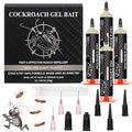 4 Tubes Cockroach Gel Bait for Home Indoor Outdoor Powerful Roach Repellent Bait Trap Infestation Solution Ready to Use Kitchen Bathroom Basement &amp Hidden Areas Pest Repellent