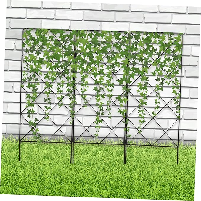 Folding Plant Support Stand Garden Trellis for Vine Plants Climbing Fruits