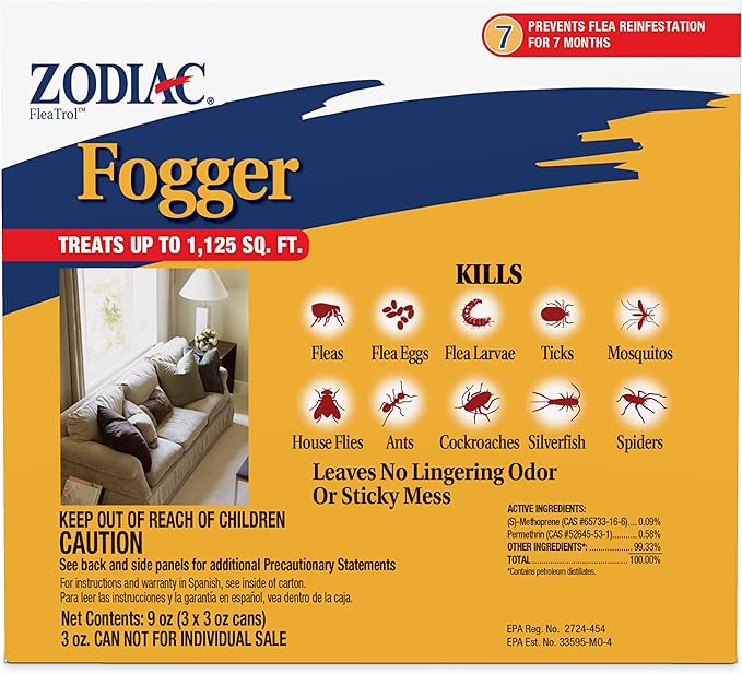 Zodiac Fogger 3 ounce cans 3 Pack