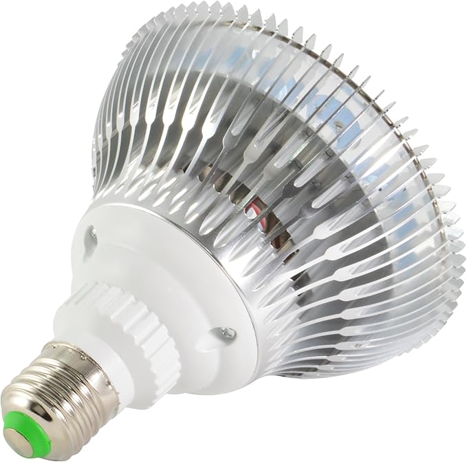 ABI True 26W Red 620-630nm PAR38 LED Grow Light Bulb with Active Cooling for Flowering