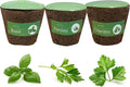 3 Inches Preseeded Herb Seeds Starter Plug for Soil and Hydroponic Applications Seeds Starter Sponge Pod Replacement for Hydroponic Garden kit 3 Pack(Basil Parsley Cilantro)