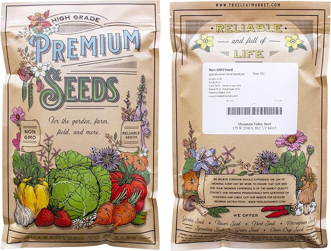 Red Cabbage Microgreens Seeds - 5 Lb ~544000 Seeds - High Germination Premium Non-GMO Seeds for Growing Red Cabbage Micro Greens