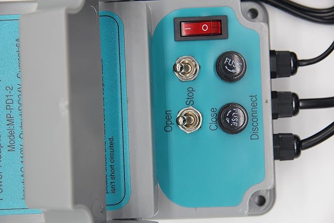 Controller for Greenhouse The Roll up Motors with AC110V to DC24V Transformer 3 Position ControllersIncremental Controller Electric Cabinet (Forward Reverse Control 2 Motors)