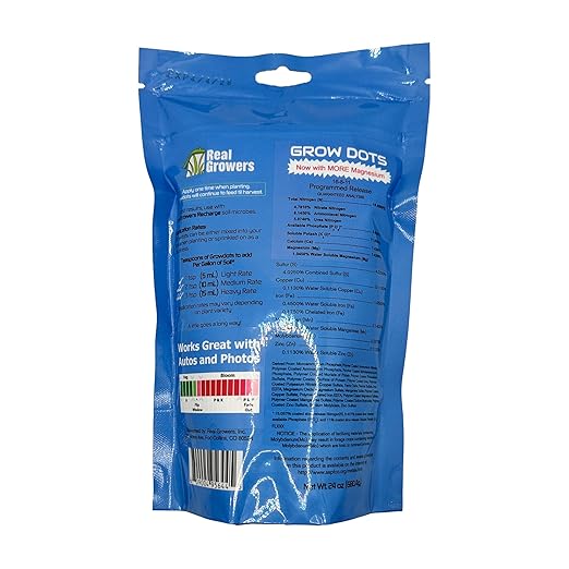 Real Growers Grow Dots Classic 24oz – One-Time Application Programmed Release Nutrient System for Soilless Media