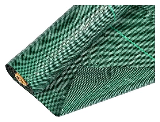 Driveway Fabric Weed Barrier Fabric Weed Control Film Barrier Fabric Gardening Mat for Farming Agriculture(0.61x152m/2x500ft)