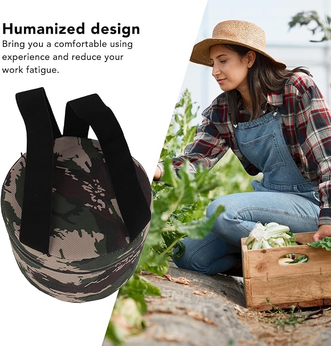 Garden Wearable Stool Workseat Bench Chair Seat Round Stool Small Garden Stool Outdoor Fishing Chair for Fishing Farm Gardening Camping 24cm Foam