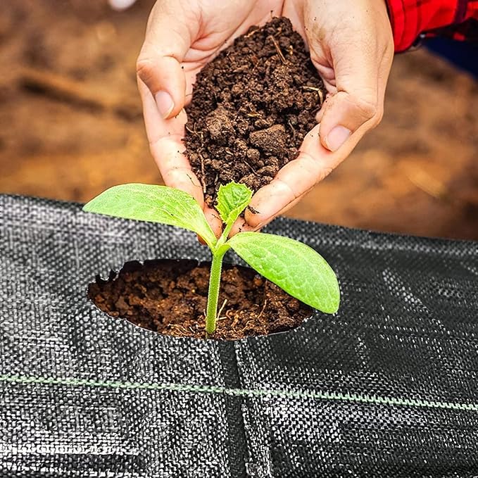 Premium Weed Barrier Fabric - Heavy Duty Ground Cover for Gardens 60cm/100cm/120cm Wide 10m-200m Long1pcs(0.6mx190m)