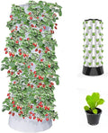 Vertical Hydroponic Tower GardenIndoor And Outdoor Hydroponic Growing Kit Diy Soilless Growing With 48/64/80 Growing Points For Growing Herbs Fruits And Vegetables8layers