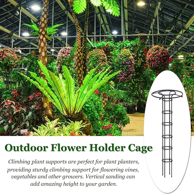Garden Trellis for Climbing Plants Metal Plant Supports for Roses Cucumbers Obelisks Trellis for Your GardenBlack90 cm/35.4 in