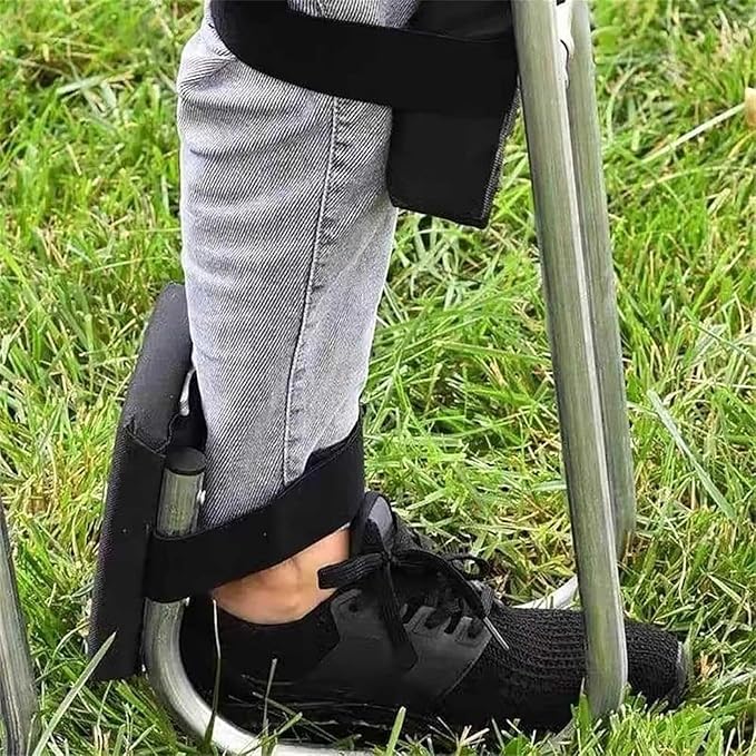 Knee Seat for Gardening Strap on Kneeling Device for Knees and Legs Protection for Gardeners Garden Tools One Leg Support Knee Seats for Men/Women Outdoor Work(1 pcs)
