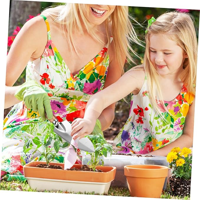balacoo Garden Tools Set Stainless Tools with Handles for Gardening Durable for Men and Women Gardeners