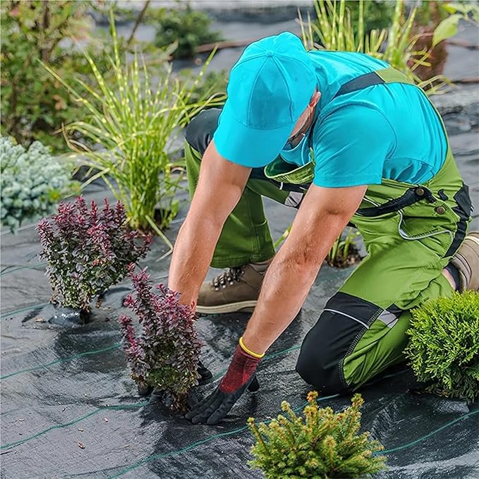 Weed Barrier Fabric Heavy Duty Weed Barrier Landscape Fabric for Outdoor Weed Blocker Control Fabric Garden Landscaping Fabric for Gardening(3.2oz 3x300FT)