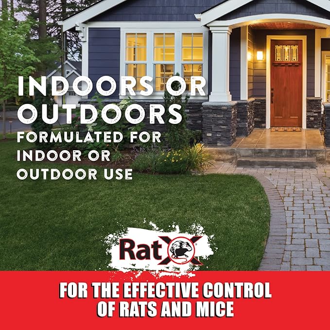 EcoClear Products 620102 RatX All-Natural Non-Toxic Humane Rat and Mouse Killer Pellets 3 lb. Bag