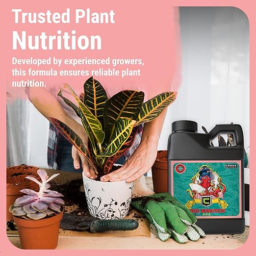 Cronk Nutrients Bud Booster - Best Budding Fertilizer for Maximum Blooms - Hydroponic Nutrients for The Bloom Phase - Balanced pH Formula - Suitable for Soil Soilless and Hydroponic Systems (4L)
