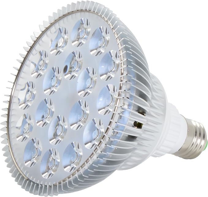 ABI 25W Deep Red 660nm LED Light Bulb Bloom Booster for Flowering Fruting and Grow Spectrum Enhancement