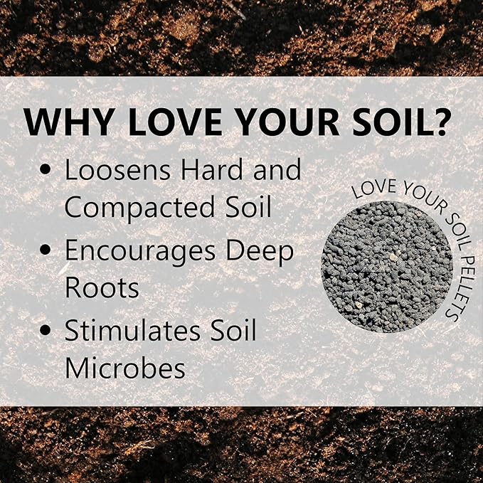 Jonathan Green (12190) Love Your Soil Soil Food for Lawns in Hard Soils - Soil Amendment for Grass &amp Vegetable Gardens (5000 Sq. Ft.)