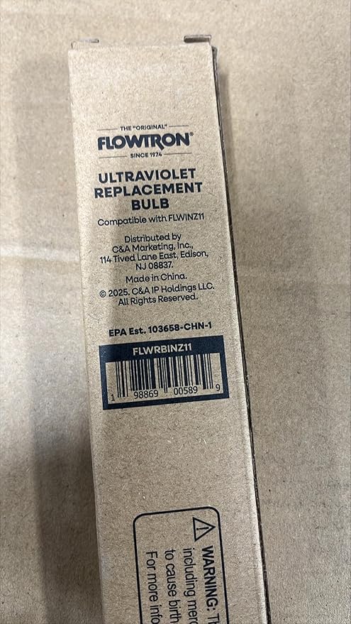 Flowtron 6W Replacement UV Bulb Indoor Bug Zappers | Compatible with FLWINZ11