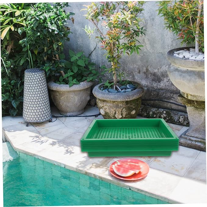 6pcs Miaopan Plant Growing Starter Multi-Hole Seed Germinating Tray Easy to Use and Transport for