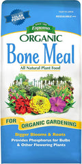 Espoma Organic Bone Meal Fertilizer 4-12-0. All-Natural Plant Food Source of Nitrogen and Phosphorus for Organic Gardening. for Bulbs &amp Other Flowering Plants. 8 lb. Bag. Pack of 1