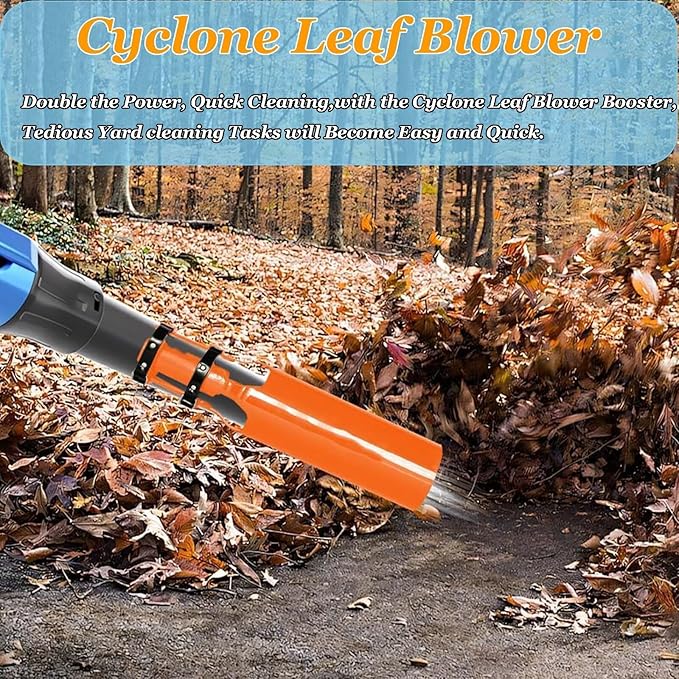3pcs Leaf Blower Air Booster Universal Leaf Blower Nozzle Attachment Extension for 2–3in Blower Tubes Cordless Leaf Force Air Flow Amplifier Easy to Install for Fallen Leaves/Snow/dust Cleanup