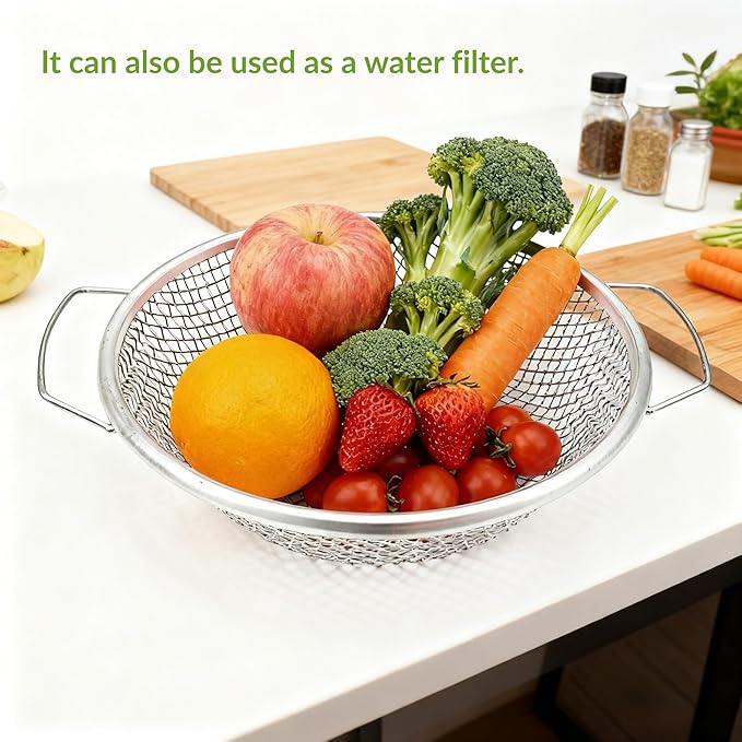 3PCS Soil Sifter for Gardening Rock Sifter for 5gallon Bucket Dirt Sifter Compost Sifter Sifter for Gravel Sawdust Vermicompost 3mm 6mm8mm Soil Sifter with Handle