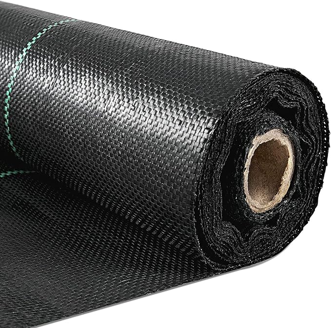 Heavy Duty Geotextile Landscape FabricEasy Setup Weed Control MatWeed Barrier Durable Weed Control Garden ClothTree Protection Weed Mats for Landscaping (Size : 1.2x91m/4x300ft)