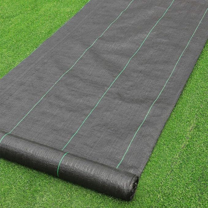 Petgrow Heavy Duty Weed Barrier Landscape Fabric for Outdoor Gardens Non Woven Weed Blockr Fabric - Garden Landscaping Fabric Roll - Weed Control Fabric in Rolls(4FTx250FT)