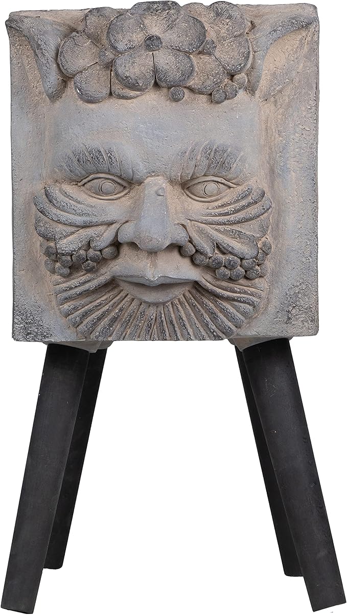 11 x 13 x 22 Greek God Statue Planter with Legs