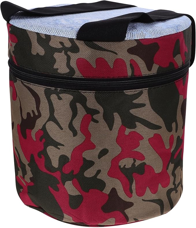 jojofuny Portable Small Garden Stool with 25cm Height and Carrying Pocket Lightweight Outdoor Gardening Workseat for Weeding Farming Camping and Travel Use Random Style