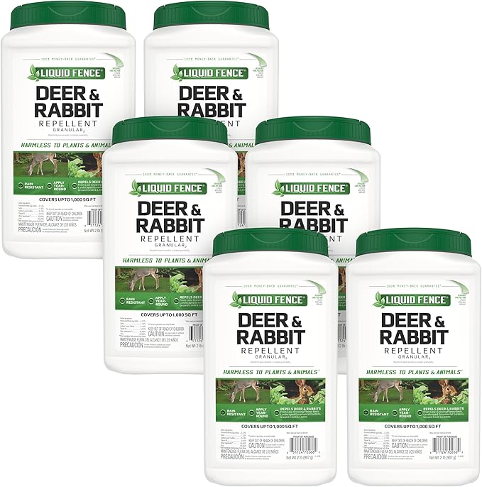 Liquid Fence Deer And Rabbit Repellent Granular 2 Pounds Apply Year-Round