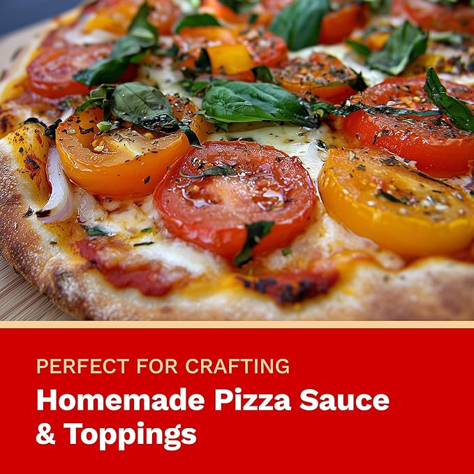 The Harvest Company Organic Pizza Garden Seed Collection – USDA &amp CCOF Certified Organic Non-GMO Open-Pollinated Seeds for Indoor &amp Outdoor Gardening 195 Seeds Total