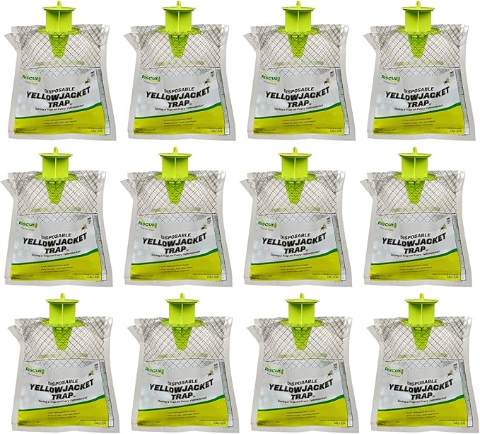 RESCUE! Disposable Yellowjacket Trap - Mountain &amp Pacific Formula - 12 Traps