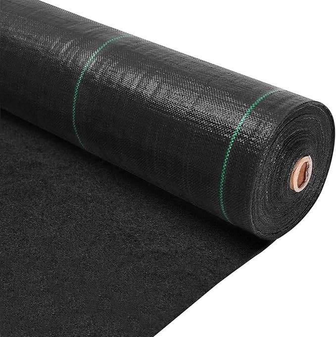 4ft x 100ft Weed Barrier Landscape Fabric Heavy Duty5.3 oz Weed Blocker Garden Ground Cover FabricGarden Control ClothGround Cover with Woven Weed ClothDurable Landscaping FabricVelvet Back