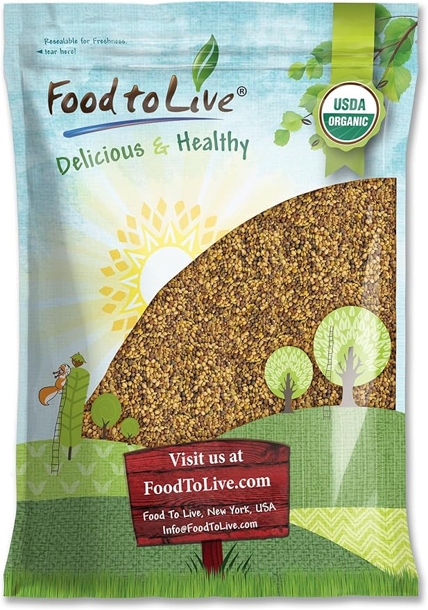 Food to Live - Organic Antioxidant Mix of Sprouting Seeds 10 Pounds - Non-GMO Broccoli Alfalfa Clover Rich Germination Rate Non-Irradiated Kosher