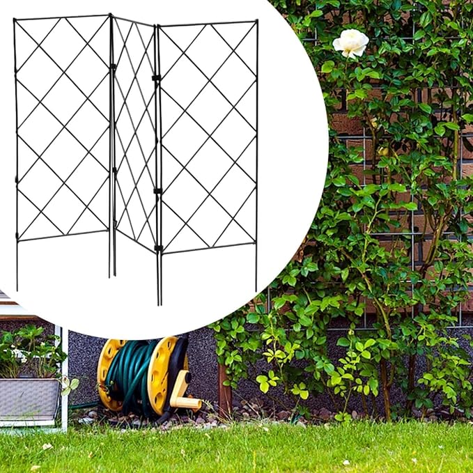 Climbing Plants Garden Trellis Flower Stand Versatile Metal Plant Holder Vine Support Rack for Outdoor Indoor Clematis Rose 3pcs