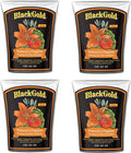 SunGro Black Gold 2 Cu Ft Natural &amp Organic Potting Soil + Fertilizer (4 Pack)