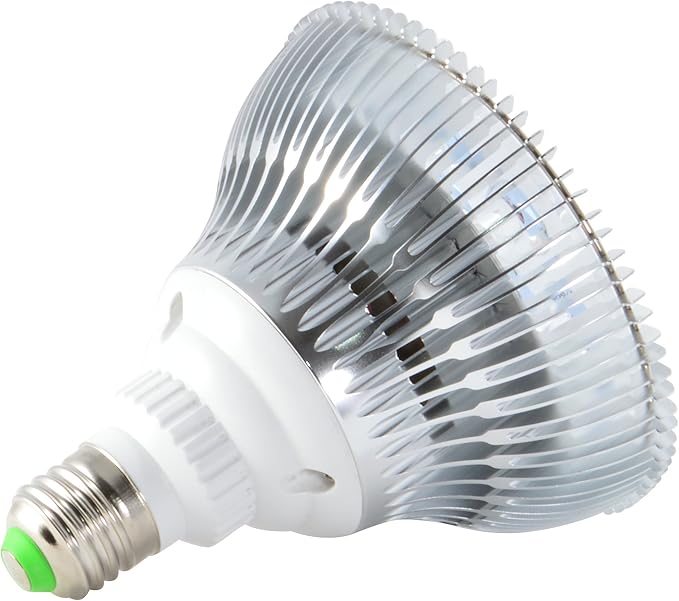 ABI True 24W Blue LED PAR38 Grow Light for Aquarium and Plant Growth (450-460nm)