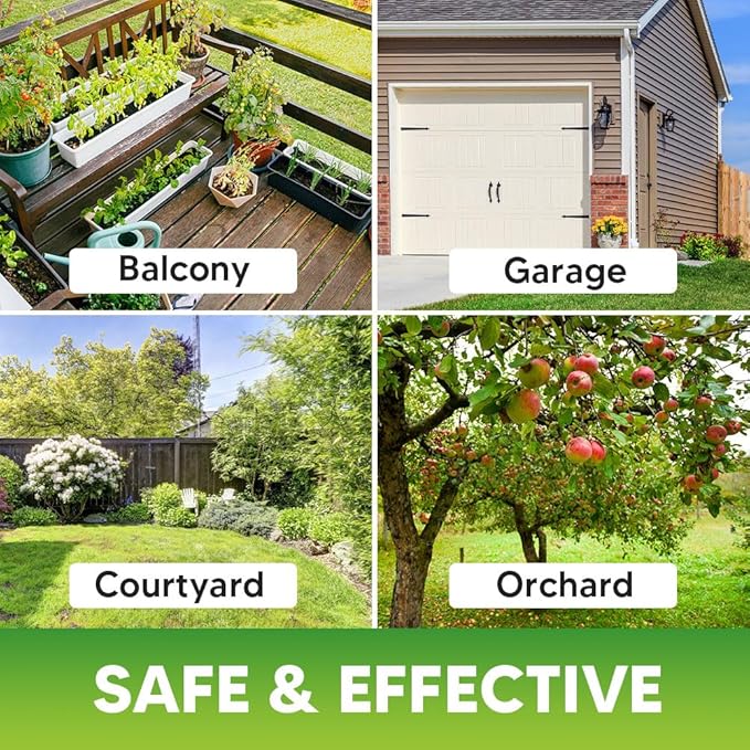 Snake Repellent for Yard Snake Deterrent Outdoor Snake Away Repellent for Garden/Lawn Backyard Snake Repellent Covers 120 Sq Ft Lasts Up to 60 Days 10 Packs
