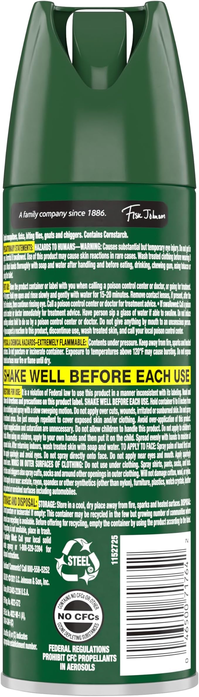 OFF! Deep Woods Dry Bug Spray Insect Repellent VIII Long Lasting Outdoor Protection from Mosquitoes and Ticks 4 Ounce (Pack of 3)