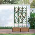 Garden Trellis for Climbing Plants Foldable Plant Supports Suitable for Vertical Climbing Flowers Potted &amp Vines Patio Lawn and Balcony Decor(W60xH90CM(2.0x3.0FT))