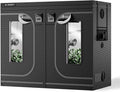 AC Infinity CLOUDLAB 894 Advance Grow Tent 8x4 Thickest 1 Poles 2000D Mylar Canvas Lab-Tested Highest Reflectivity Largest Zipper Window Controller Mount Plate 96 x 48 x 80 Indoor Growing