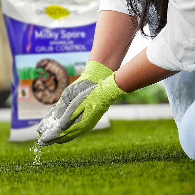 ST. Gabriel Organics - Milky Spore Granular Natural Bacteria Japanese Beetle Grub Killer Lawn and Garden Care Control 20 Pound Pack