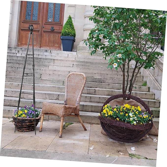 Sturdy Garden Trellis for Climbing Plants Outdoor Plant Climbing Rack Supports Vines Potted Flowers Patio Lawn Courtyard Use