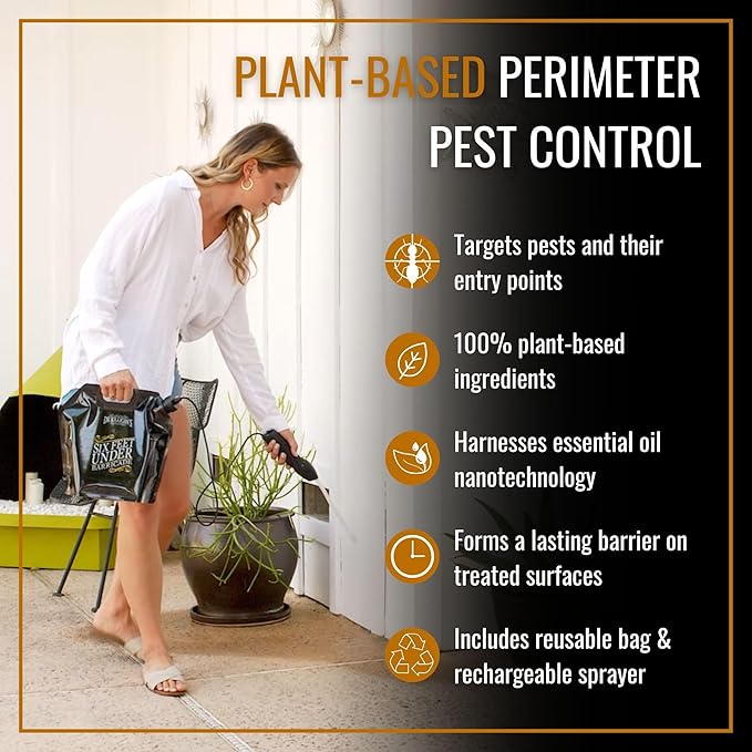 Dr. Killigan's Six Feet Under: Barricade Pest Spray – Bug Barrier for Homes Minimum Risk Formula Kills Insects on Contact Helps Deter New Infestations Creates a Protective Barrier for Your Home
