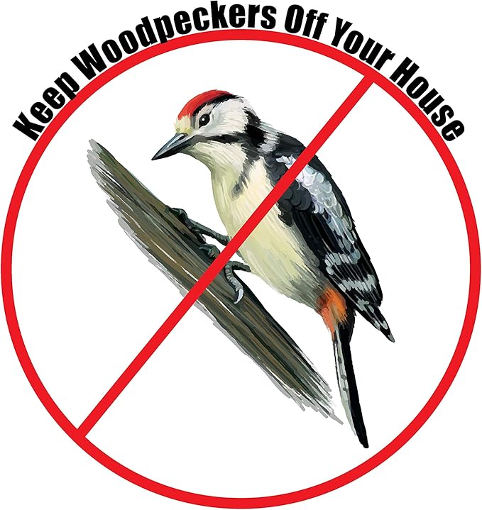 Bird Banisher Woodpecker Deterrent &amp Bird Scare Device